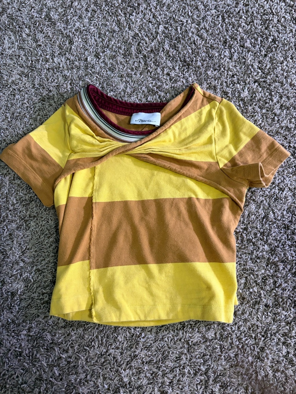 Phillip Lim Striped Asymmetrical Top